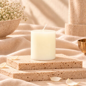 Short Pillar Candle