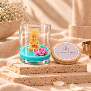 Buddha Glass Candle